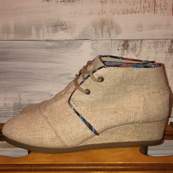TOMS tweed wedges